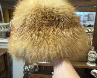 Vintage Fur Bucket Hat