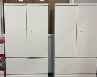 METAL OFFICE STORAGE CABINETS
