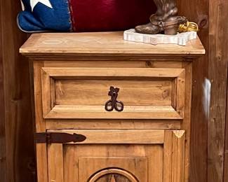 WESTERN STAR MOTIF NIGHTSTAND