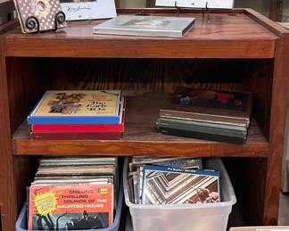 RECORDS, SOLID WOOD STORAGE