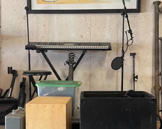 KORG KEYBOARD , DR PRO MIKE STAND , MEINI PERCUSSION SNARECRAFT SERIES