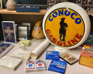 1980’S CONOCO GASOLINE PUMP GLOBE