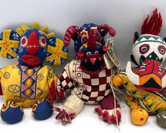 3 Vintage Lion King Tricksters Stuffies Plush Toys, 2 With Tags Lot #: 77