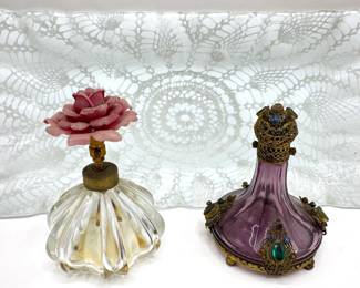 Pattern Glass Trinket Tray Lot #: 48