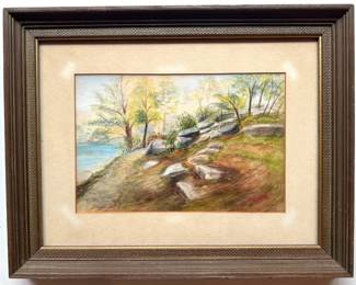 Original Wartercolor Landscape Painting Lot #: 39