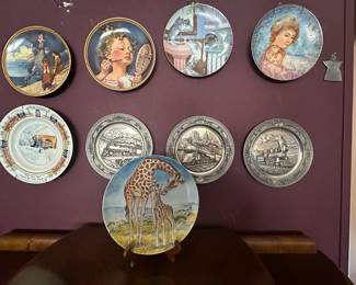 Train Plates, Norman Rockwell