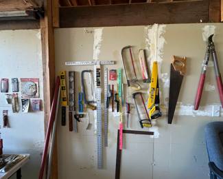 Saws, Levels, Pruners, T-Square