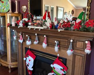 Christmas Gnomes, Stockings, Stocking Hangers