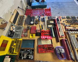 Tap & Die, Flaring Tool, Tubing Cutters, Snap-On Ridge Reamer, Torque Wrenches