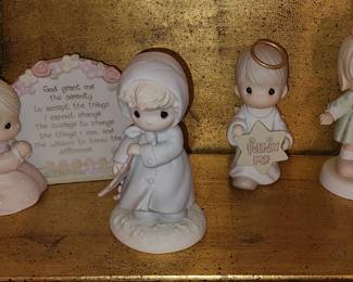 Precious Moments assorted statues.  Priced between $8-$20 each