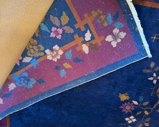 Backside Art Deco Chinese Rug 1930s - Walter Nichols (?) 