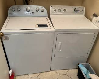 Washer and dryer