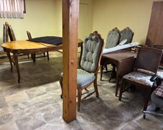 furniture in basement solid wood