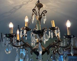 Authentic fancy salad, brass plug-in, exquisite waterfall chandelier