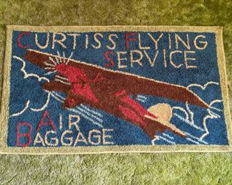 Fabulous hooked flying service, air baggage rug really cool