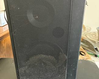 one stereo speaker available 