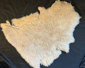 Authentic Sheep Skin Accent Rug