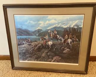 Framed 1980 David Manuel Framed Print