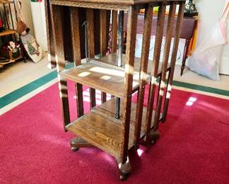 Antique Revolving Bookcase