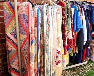 Quilts and Clothing (most men's)