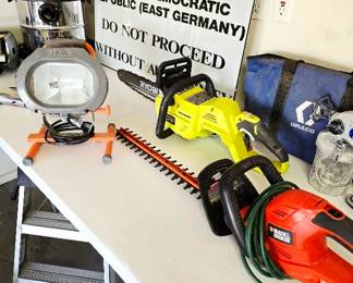 Hand Tools, Power Tools, Yard Tools