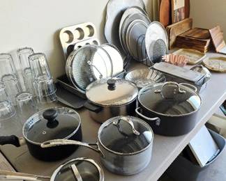 Kitchen Pots, Pans, Cutting Boards, etc