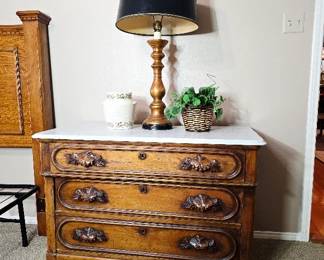 Victorian Marble Top Dresser