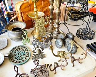 Antique Brass and Metal items