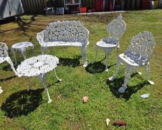 Wrought iron patio furniture