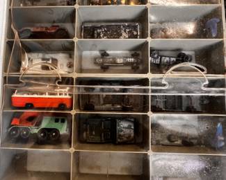 Interior of Miniature Car Box 