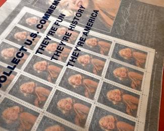 Marilyn Monroe Stamps Sheet 