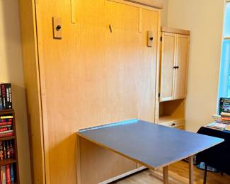 Murphy Bed w/fold down table…looks new