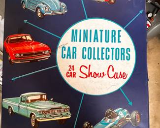 Vintage Miniature Car Box w/Contents