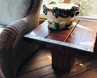 Ship Door Side Table