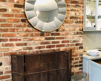 Gorgeous Mirror and Firescreen