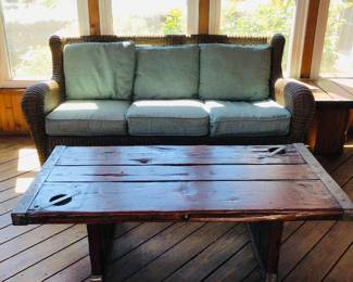Vintage Ship Door Coffee Table