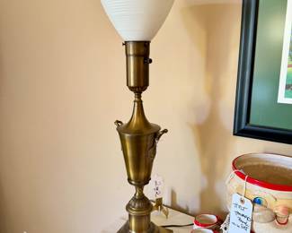 Same lamps/wglass shades 