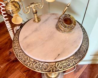 Vintage Phone on Stand /needs repair