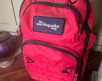 ‘Earthquake’Prepper Bag Full w/Tag