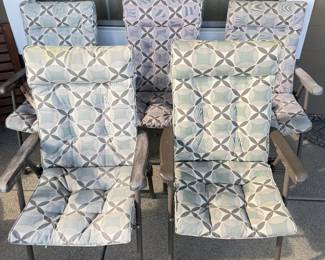 Patio Chairs / fold /  separate tags