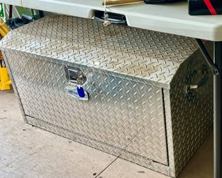 Large utility truck tool box.