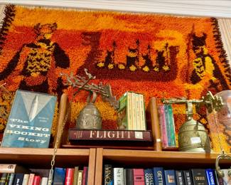 1970s Vintage Viking Rya Rug by Age Rya Taepper, Denmark