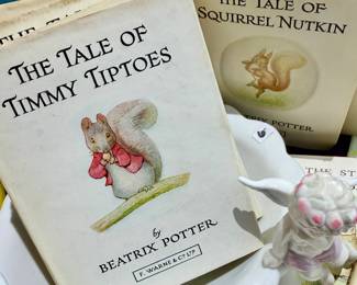 Beatrix Potter Peter Rabbit books.