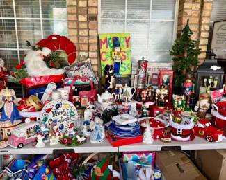 Lots of fun Christmas including Nutcrackers, angels, etc.