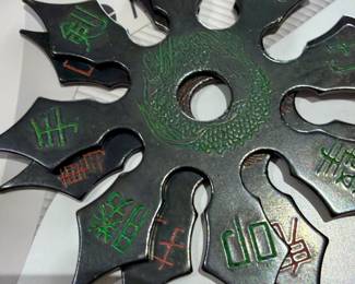 Even ninja throwing stars. 