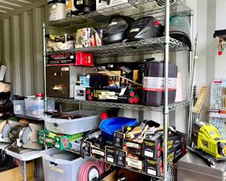 Welding equipment, masks, solder guns.