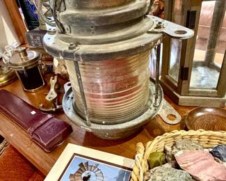 From old nautical lights to electronics to books to MCM furniture.