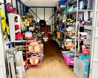 Another tool pod packed full.  Milwaukee, Ryobi, Rigid, Craftsman, Bosch.