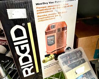 Rigid Wet/Dry Vac new in box.