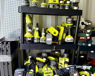 Ryobi power tools and chargers